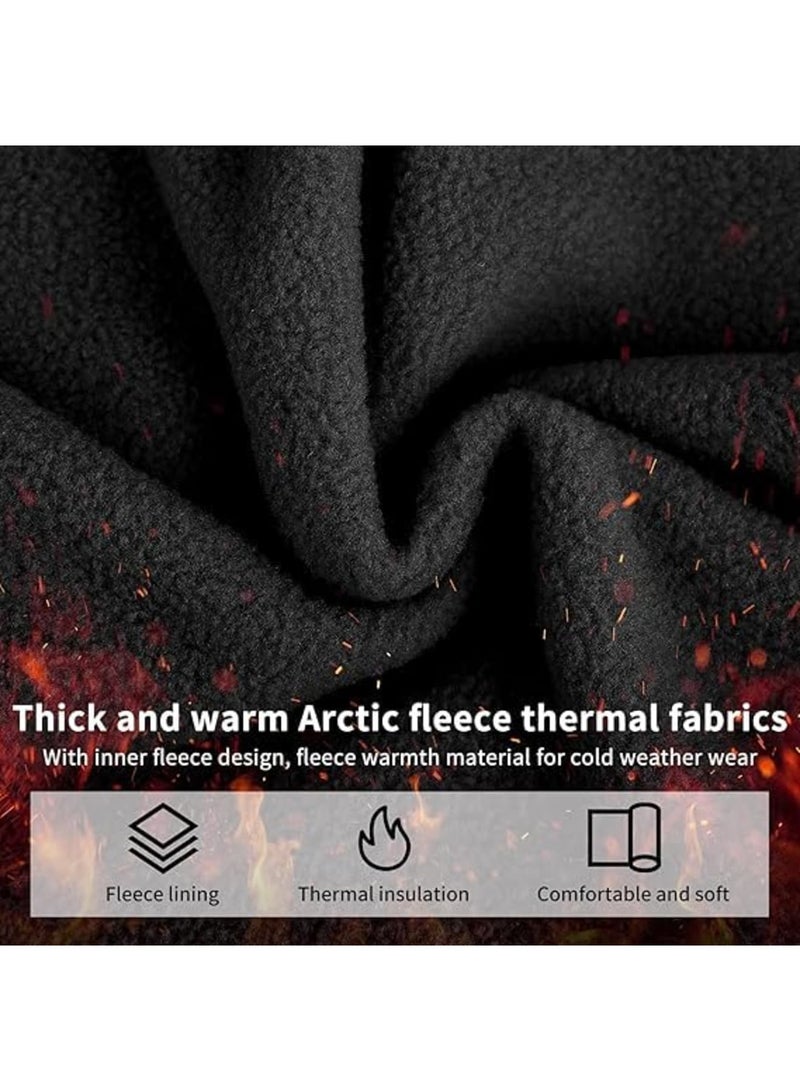 SYOSI Detachable Cold Weather Balaclava Ski Mask for Men Women Winter Scarf Mask Neck Warmer for Cycling Motorcycle Fishing Cold Weather - Image 4